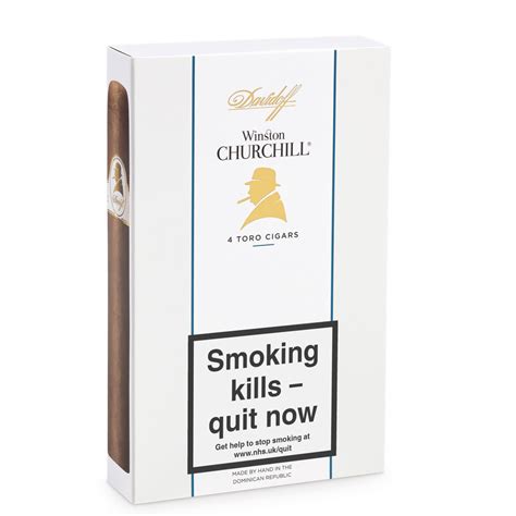 Davidoff Winston Churchill The Commander Toro Pack Of 4 Cigars