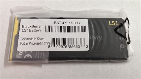 Brand New Original Blackberry Z10 L S1 Ls1 Battery For Blackberry Z10