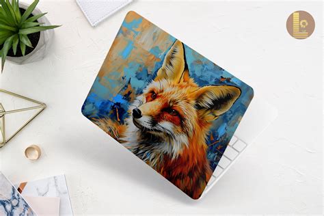 Beautiful Colorful Fox Art Background Graphic by Lewlew · Creative Fabrica