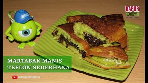 Resep Cara Membuat Martabak Manis Teflon Sederhana YouTube