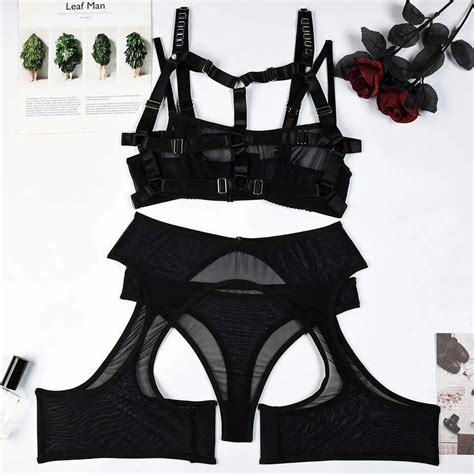 Sexy Set Jsy Sexy Soutien Gorge Et Culotte Ensemble Lingerie Ceinture