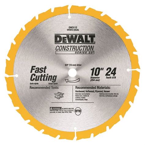 DeWALT® DW3112 10-Inch Circular Saw Blade at Sutherlands