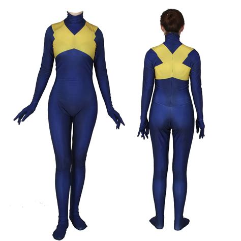 Women Girls X Men: Dark Phoenix 2019 Cosplay Costume Zentai Suit Fancy ...