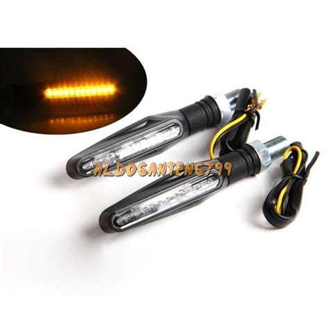 Jual Lampu Sein Motor LED Flowing Turn Signal Indicator 12 V 2 PCS