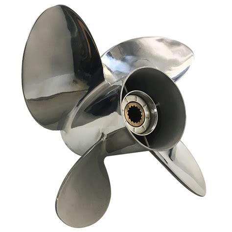 13 X 19 Stainless Steel Propeller For Suzuki Outboard Engine DF60AV