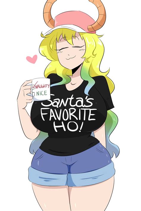 Festive Lucoa By Jinusenpai Miss Kobayashi S Dragon Maid Know Your Meme