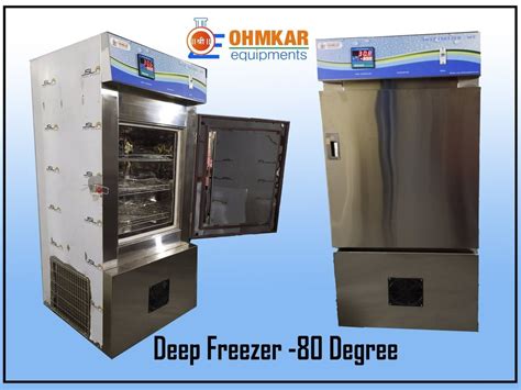 Ohmkar Equipments Ss Ulta Low Deep Freezer At Rs In Palghar Id