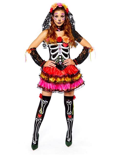 Day Of The Dead Senorita Adult Costume Party Delights