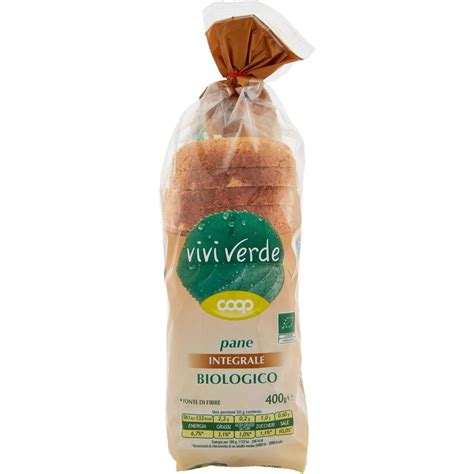 Pane A Fette Integrale Pan Bauletto Coop Vivi Verde G Coop Shop