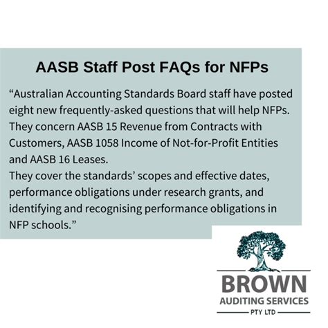 Faq For Nfp Brown Auditing Services