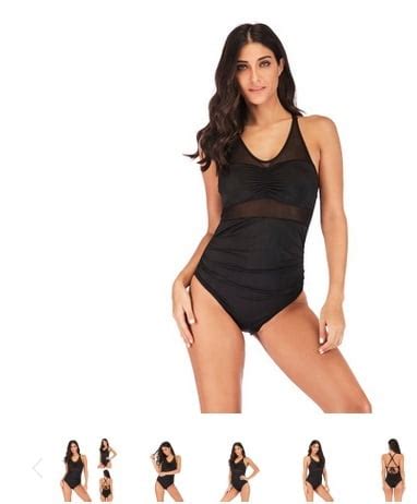 One Piece Bandage Push Up Monokini Bikini Women Swimwear Swimsuit