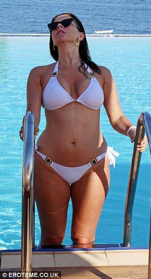 Imogen Thomas Shows Off Her Curves In Sexy White Bikini As She Continues To Mend Her Broken