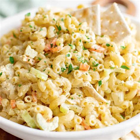 Chicken Macaroni Salad - The Country Cook