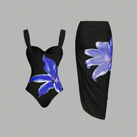 Awdenio Swimsuit Two Piece Bikini Flower Print Tight Two Piece Sports Swimsuit Walmart