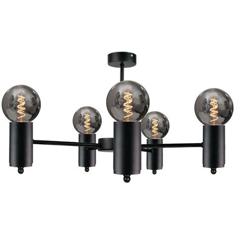 Keter Lighting 1708 Arde Plafonnier semi encastré à bras multiples