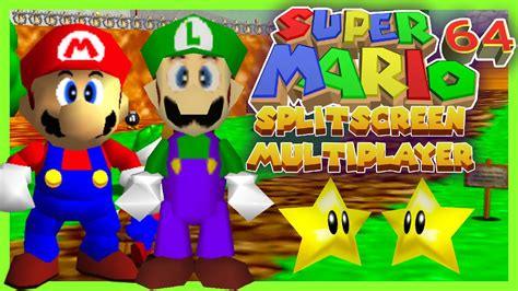 Super Mario 64 Co Op Mod ⭐️ Splitscreen Multiplayer 🌡️part 2🌡️ Youtube