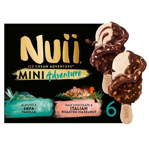 Mini Adventure Glace Amandes Vanille De Java Et Chocolat Au Lait