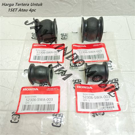 Jual Karet Stabil Bush Stabilizer Depan Belakang Honda CRV Gen 3 Gen 4