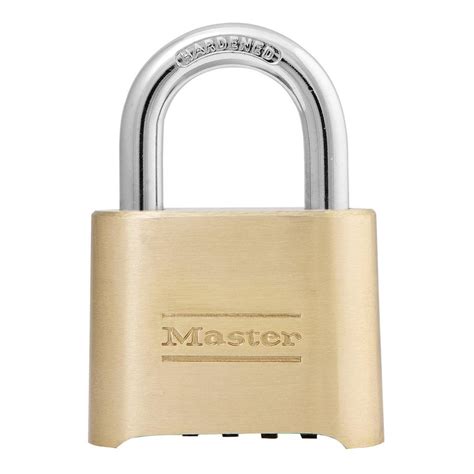 Master Lock D In Wide Zinc Set Your Own Combination Padlock With