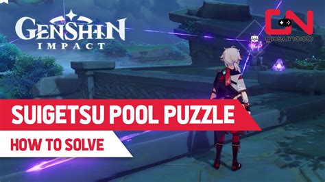 Genshin Impact Suigetsu Pool Puzzle Watatsumi Island Palace In A Pool