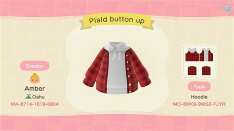 Plaid Flannel Acnh Animal Crossing