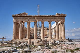 Image: The East Facade pf the Parthenon on March 22, 2021