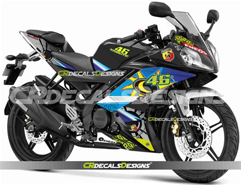 Yamaha R15 V2 Custom Decals Wrap Stickers Tribute 46 Kit Cr Decals Designs