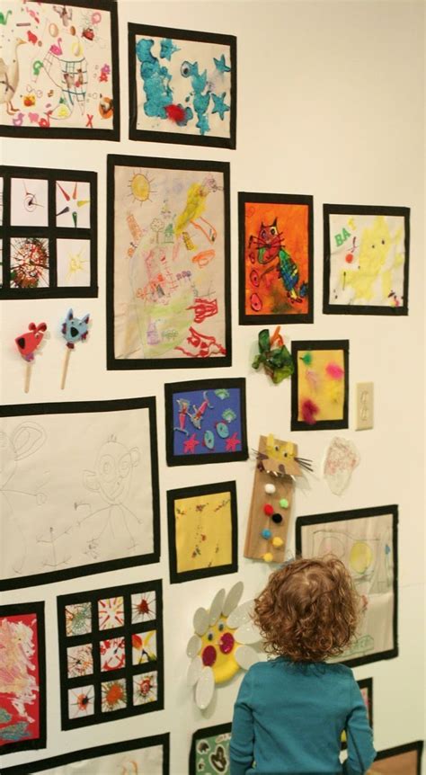 kids art walls ideas art  kids art display kids art wall kids