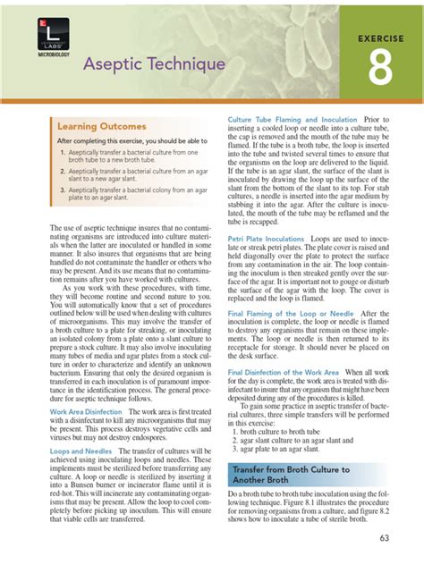 Unit 4 - Aseptic Technique | PDF | Microbiology | Biology 