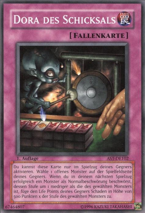 ᐅ Recollectibles Sammelkarte Yugioh Karte Dora Des Schicksals Deutsch