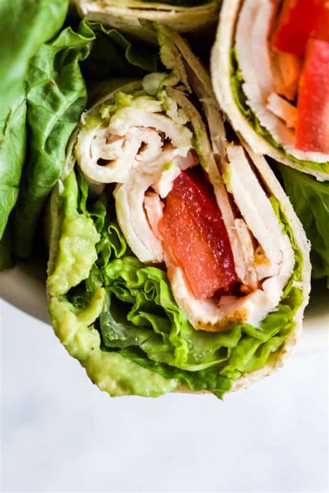 Whole Wheat Turkey Wraps With Avocado Roots And Radishes