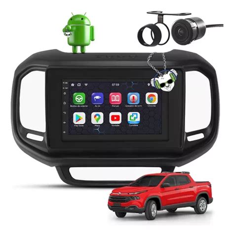 Kit Central Sistema Android Espelha Usb Bt Fiat Toro