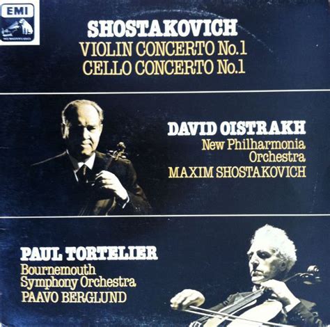 Violin Concerto No 1 Cello Concerto No 1 Von Dmitri Shostakovich