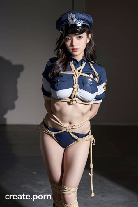 Police Costume Full Body Standing AI Porn