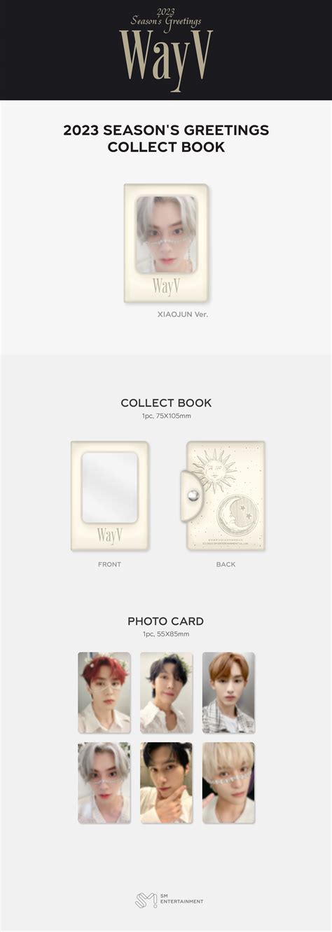 WayV 2023 SEASON S GREETINGS PHOTO CARD COLLECT BOOK SMTOWN STORE