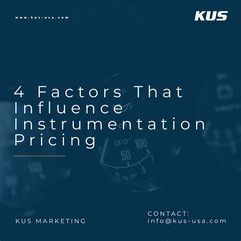 4 Factors That Influence Instrumentation Pricing | KUS Americas, Inc.