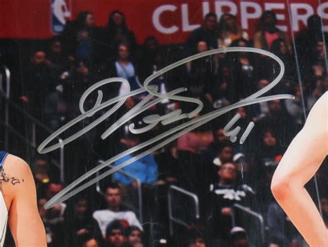 Luka Doncic Dirk Nowitzki Signed Mavericks X Photo Beckett