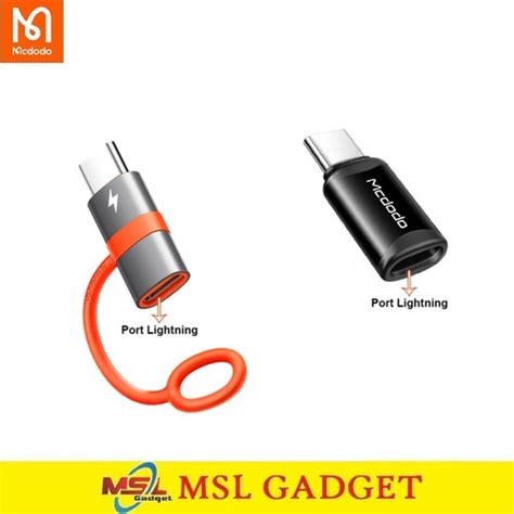 Jual Mcdodo Otg Adapter Konverter Iphone Lightning To Type C Ot