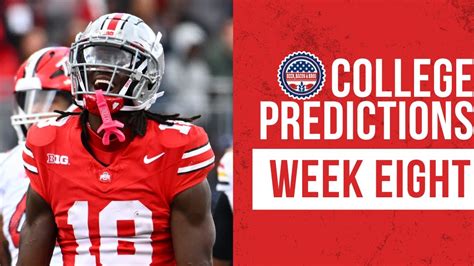 College Football Week 8 Predictions Youtube