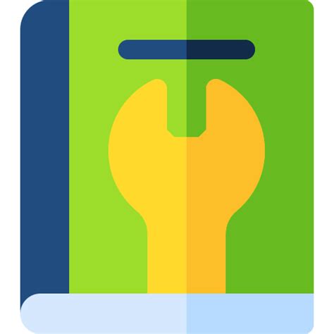 manual basic rounded flat icon
