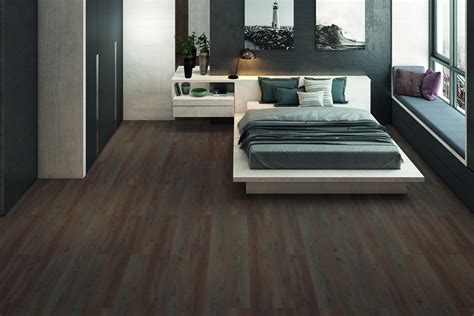 Dark Brown Laminate Wood Flooring - LAMINATE FLOORING