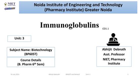 Structure of Immunoglobulins | PPT