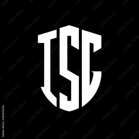 ISG letter logo design. ISG modern letter logo with black background. ISG creative letter logo ...