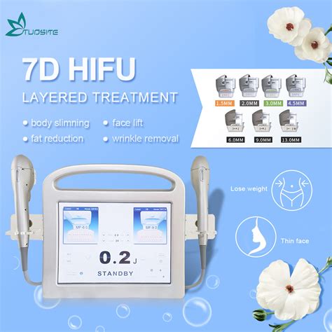 Portable D Hifu Facial Lifting Anti Wrinkle Beauty Salon Equipment