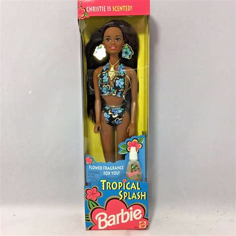 Vintage Mattel Christie Barbie 12451 Black Doll Tropical Splash 1994 Nrfb For Sale Online Ebay