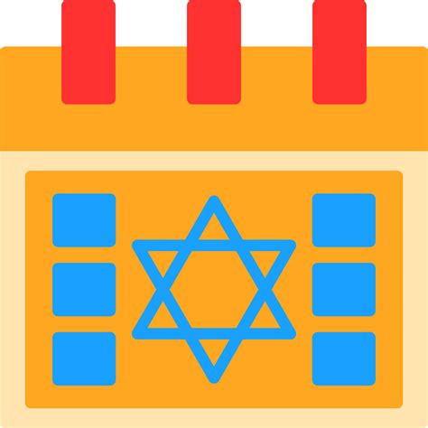 Hebrew Calendar Vector Icon Design 16303054 Vector Art at Vecteezy