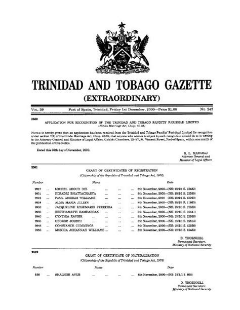 G 242pdf Trinidad And Tobago Government News