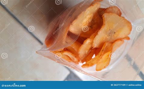 Balado Flavored Banana Chips Stock Image Image Of Plant Produce