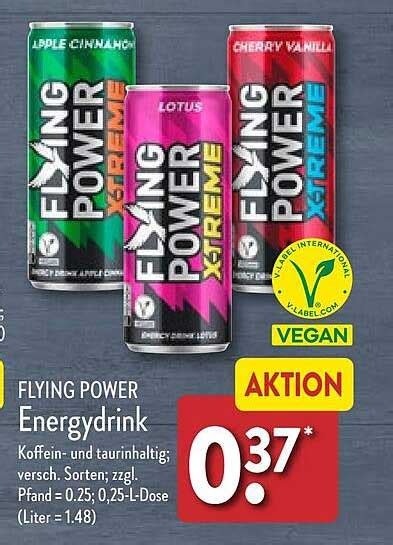 Flying Power Energydrink Angebot Bei Aldi Nord Prospekte De