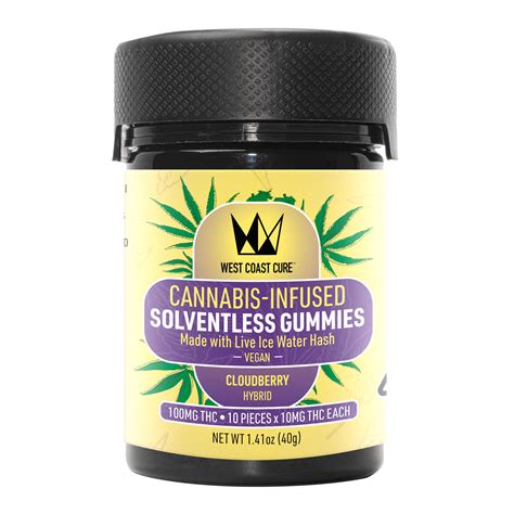 Flavored Solventless Gummies West Coast Cure® Wcc™